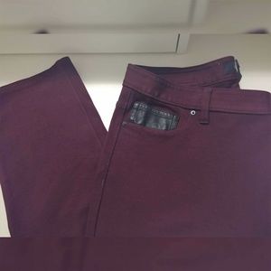 Calvin Klein Stretch Jegging Pants plum/merlot